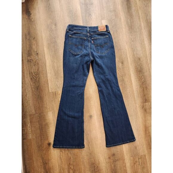 Levis 726 Flare Jeans 30x30* measured dark wash Denim 5 pocket cotton - Picture 5 of 9